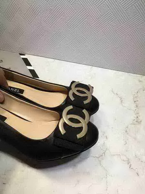 CHANEL Shallow mouth Block heel Shoes Women--032